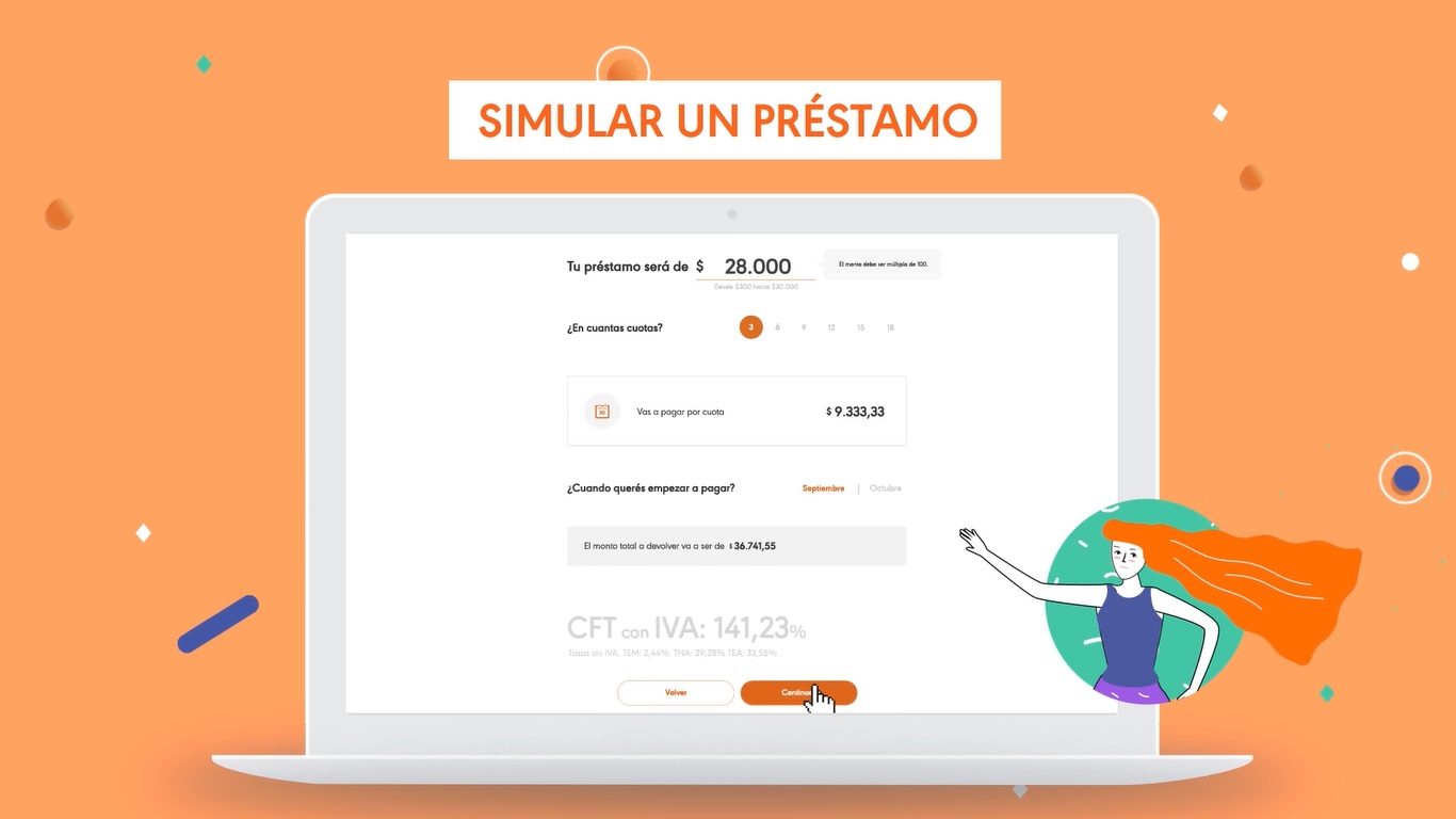 Video de Naranja, proyecto Prestamos